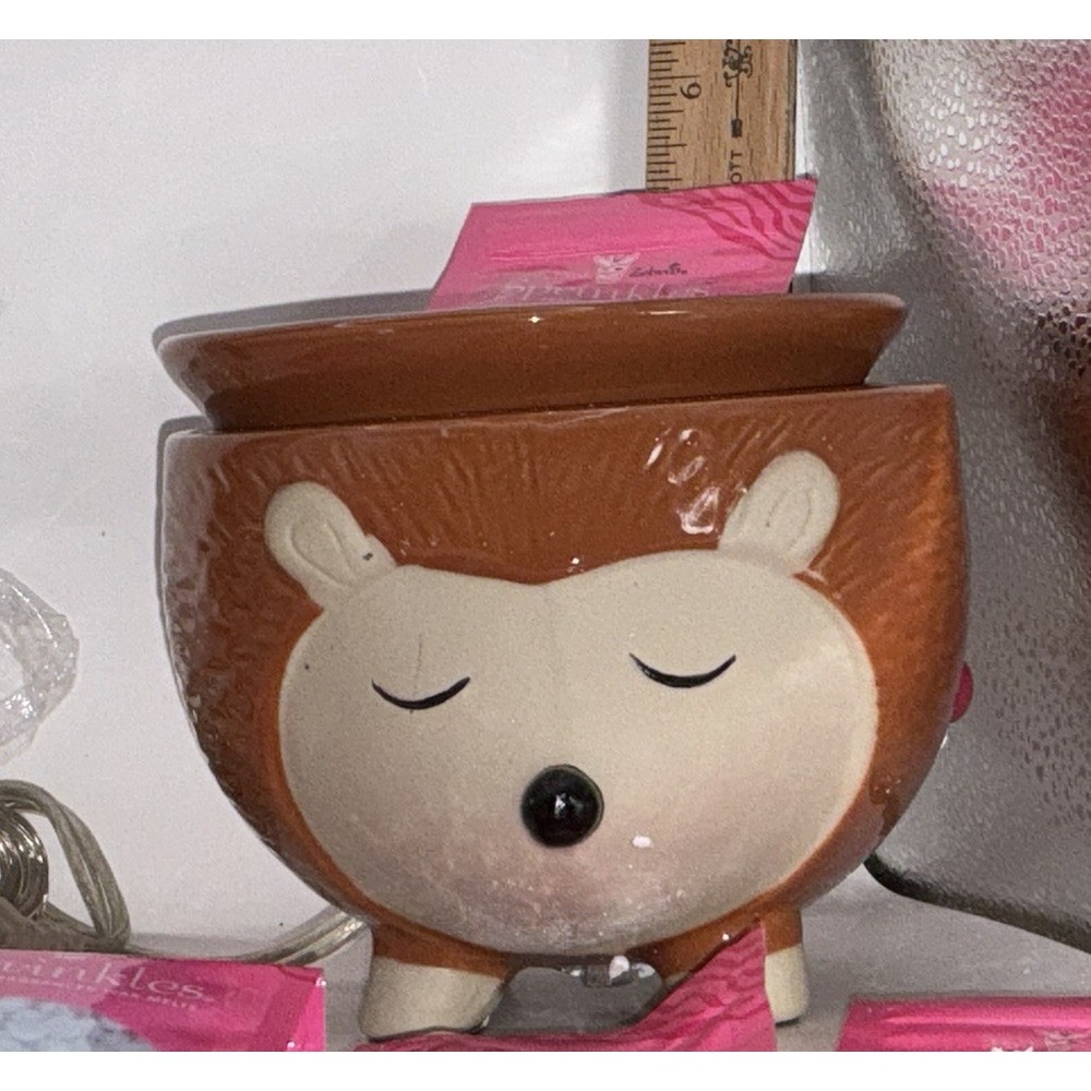 Pink Zebra Home Fragrance Porcupine Simmer Pot Diffusing Lid New In Box 4 Scents - Picture 7 of 9